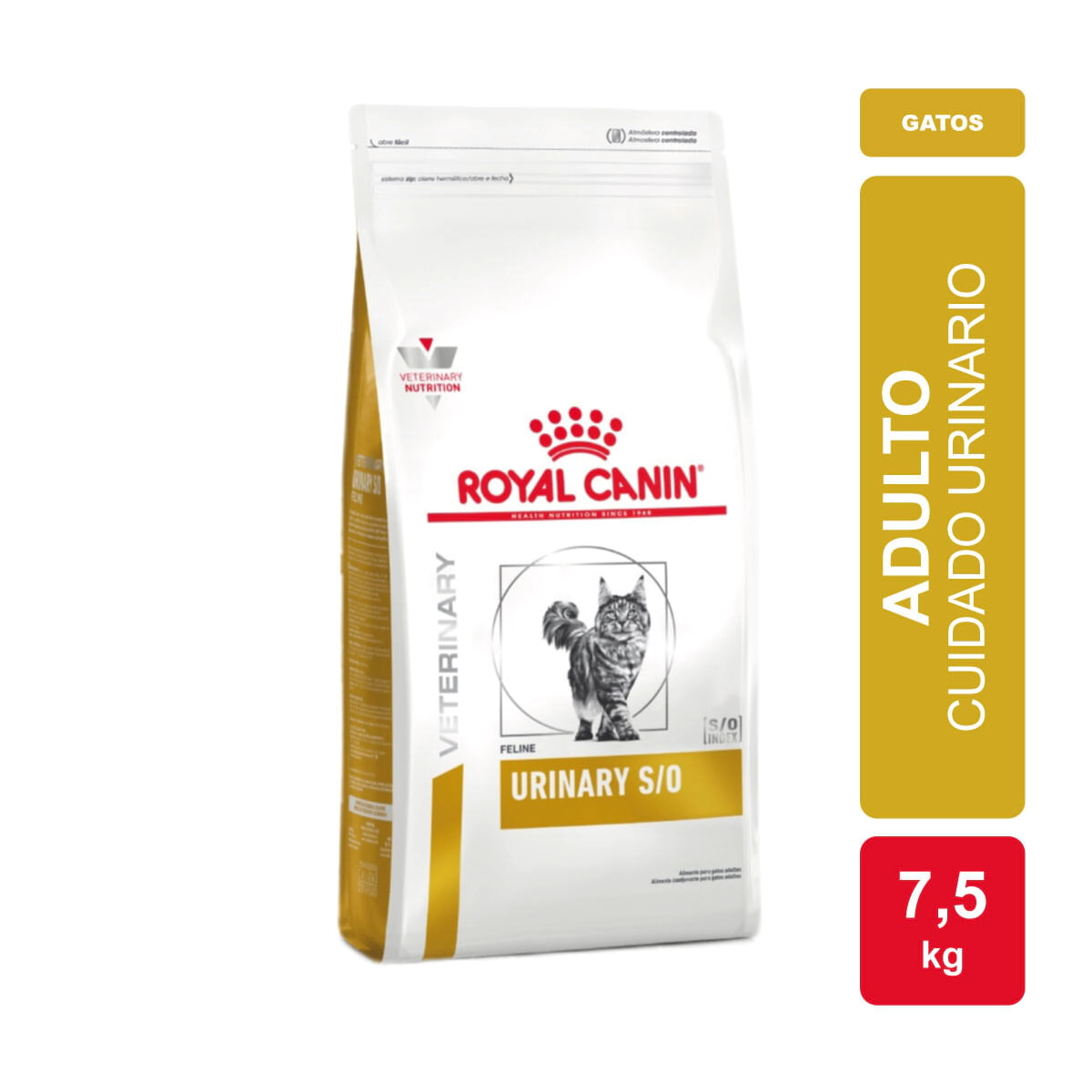 Alimento Royal Canin Gato Urinary S/O High Dilution x 7,5kg