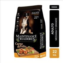 Alimento Maintenance Criadores Perro Adulto Raza Mediana y Grande x 22kg