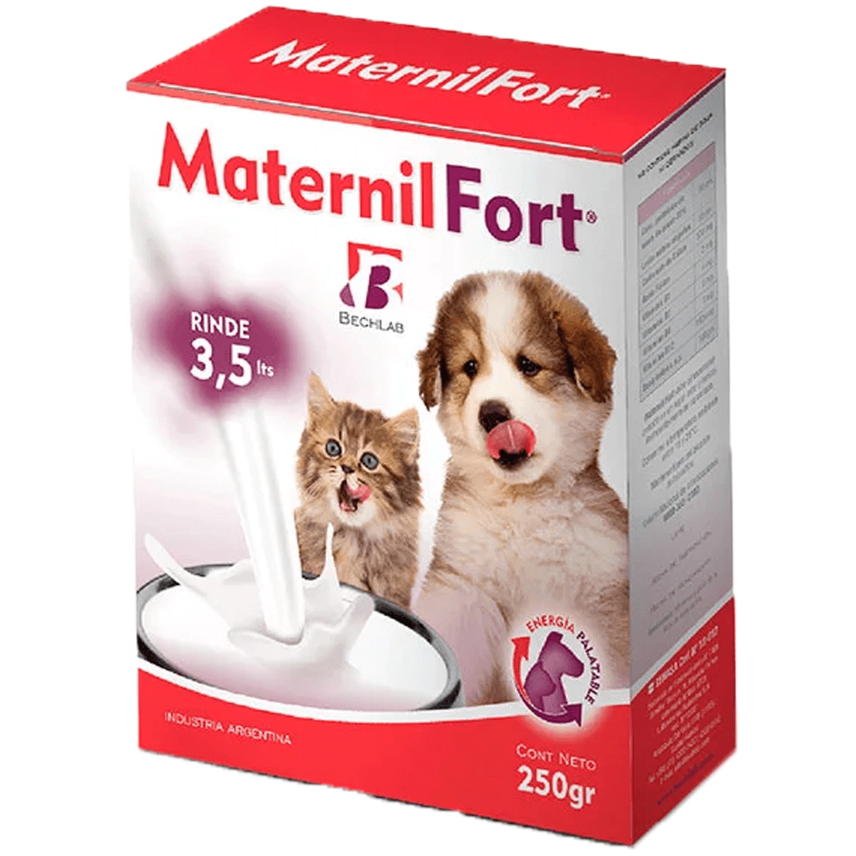 Leche Maternizada Completa Maternil Fort Para Perros y Gatos x 250gr.