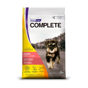Alimento Vitalcan Complete Perro Cachorro Raza Peque&ntilde;a x 3kg