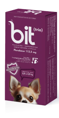 Antiparasitario Externo Bit Trio Perro de 2kg a 4.5kg -Farmacia-