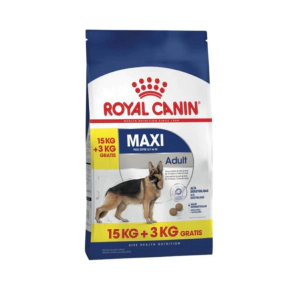 Alimento Royal Canin Perro Maxi Adulto x 15kg + 3kg BONUS BAG      