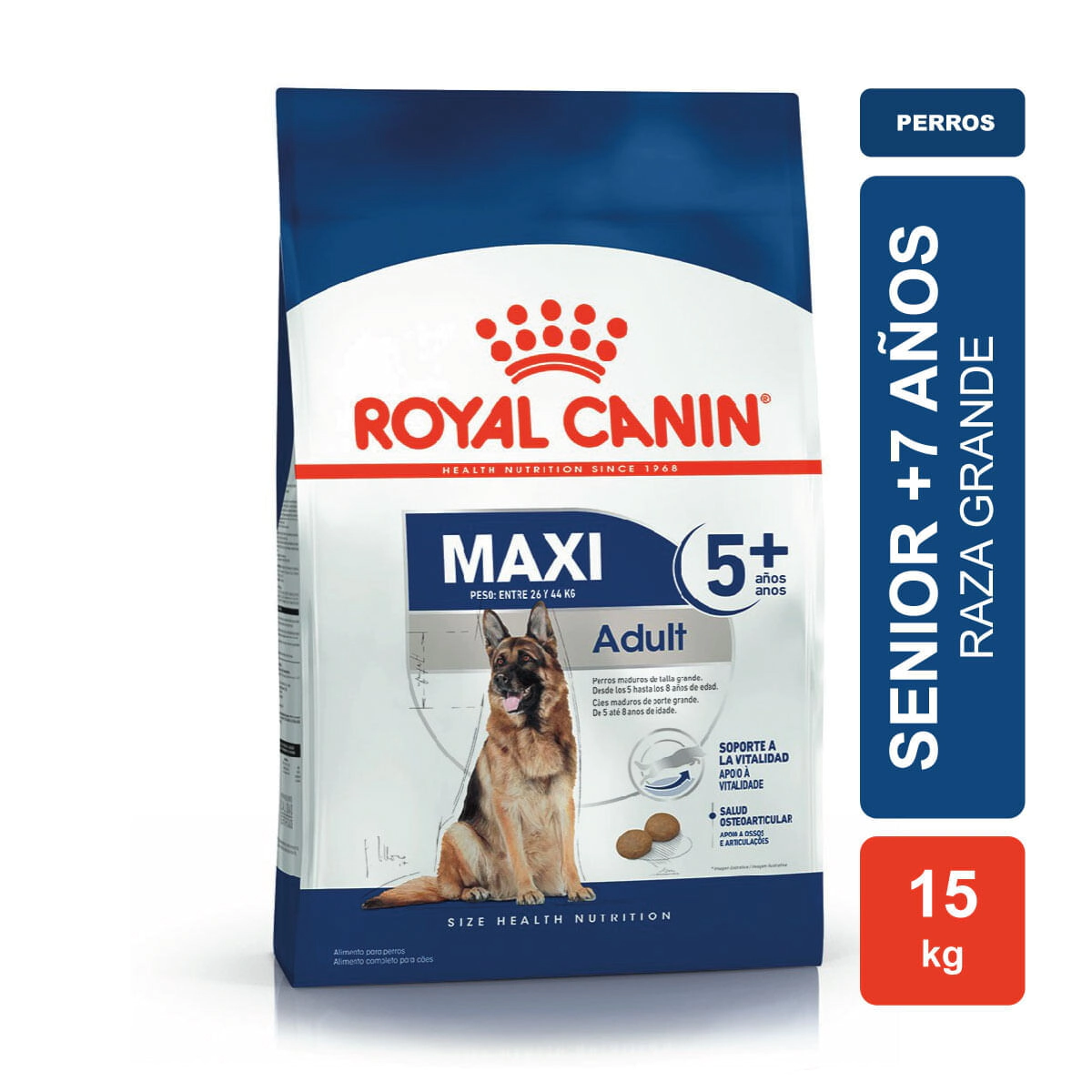 Alimento Royal Canin Perro Adult Maxi 5+ x 15kg