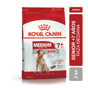 Alimento Royal Canin Perro Adulto Medium 7+ x 3kg