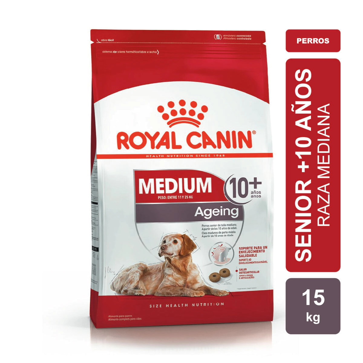 Alimento Royal Canin Perro Medium Ageing 10+ x 15kg