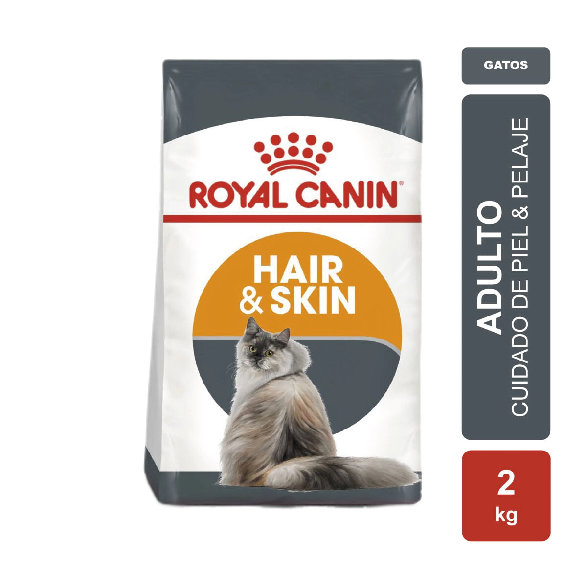 Alimento Royal Canin Gato Hair & Skin Care x 2kg