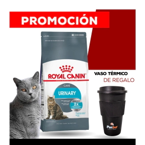 Alimento Royal Canin Gato Urinary Care x 1,5kg + VASO T&Eacute;RMICO PETBA DE REGALO