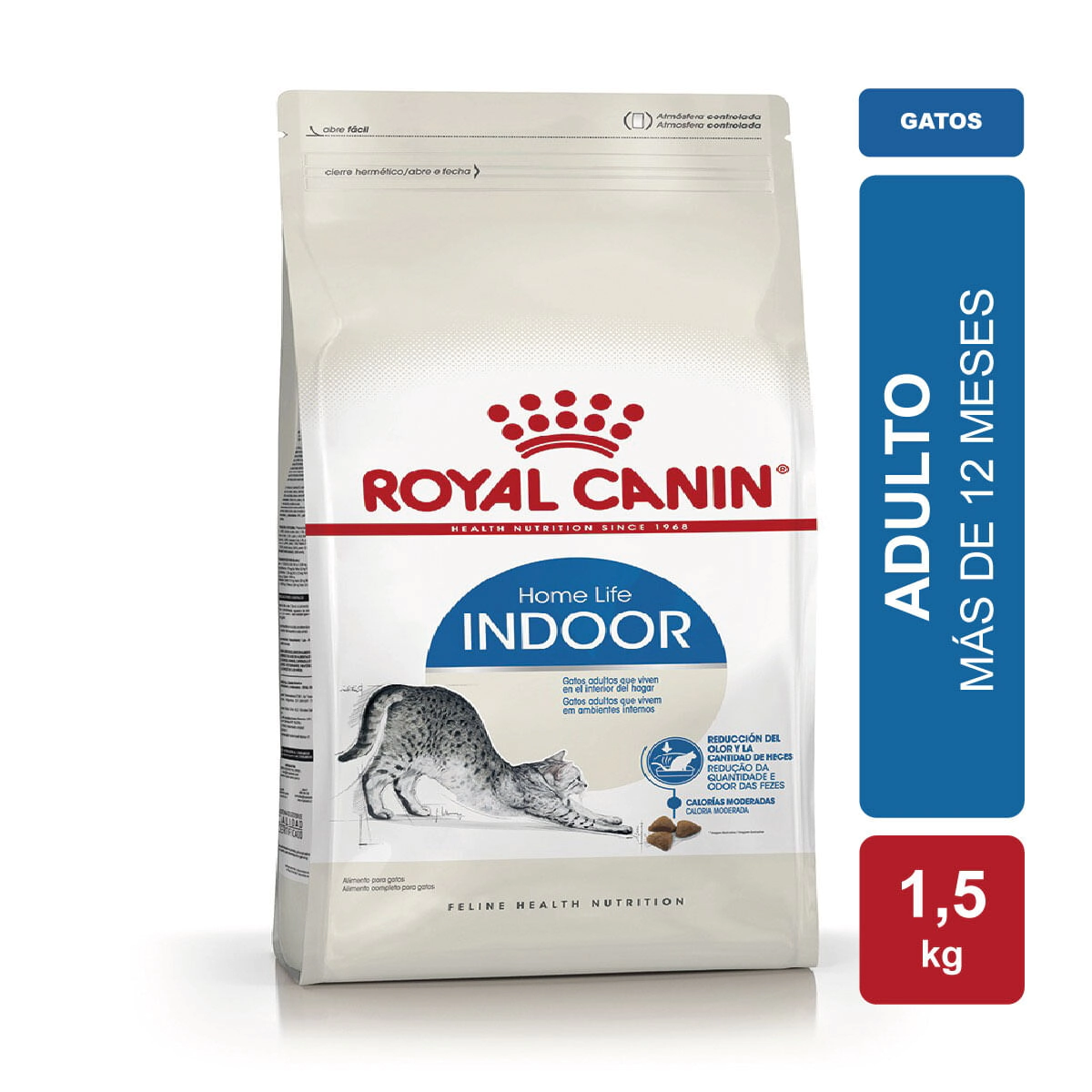 Alimento Royal Canin Gato Indoor x 1,5kg