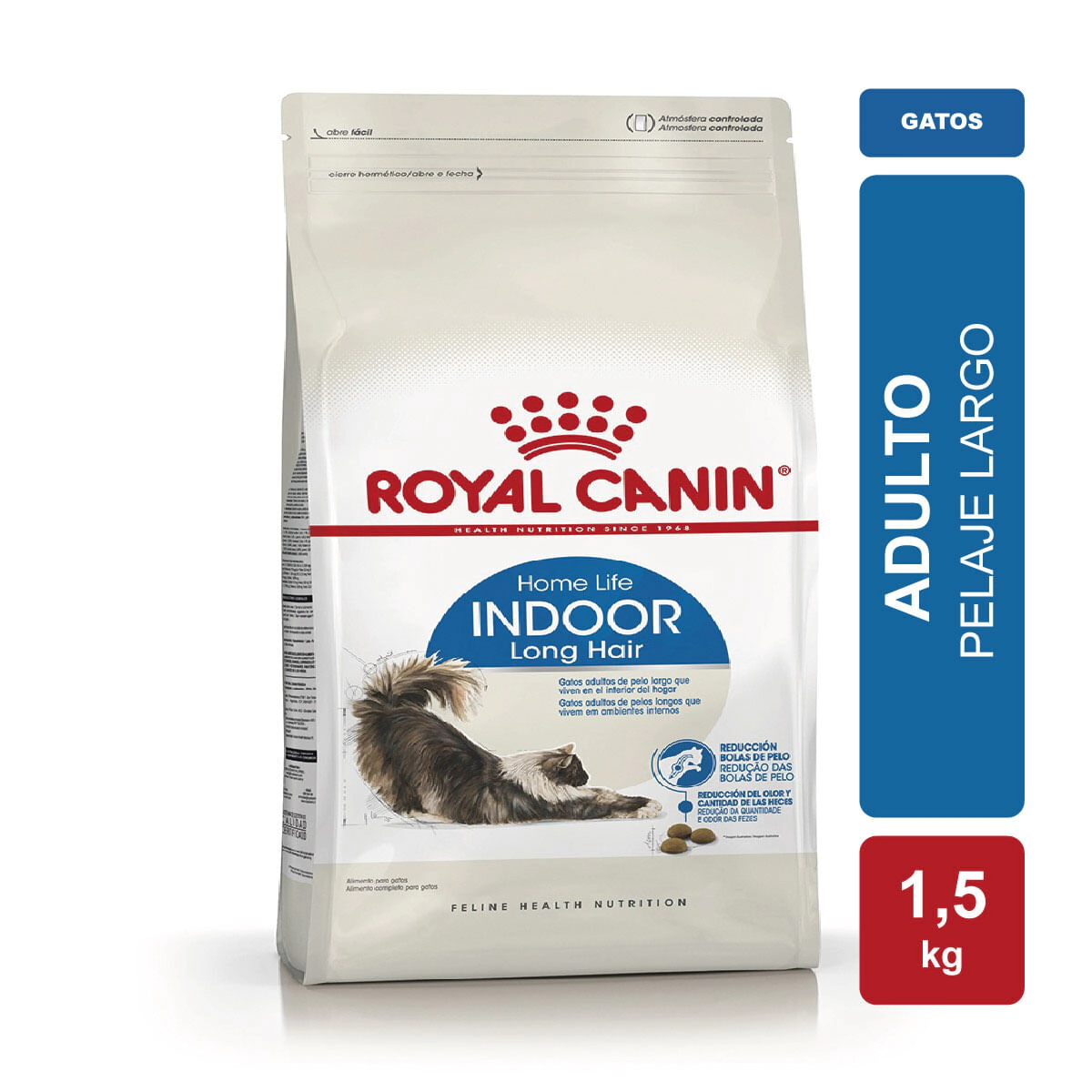 Alimento Royal Canin Gato Indoor Longhair x 1,5kg