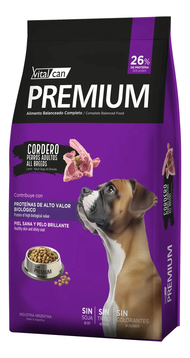 Alimento VitalCan Premium Perro Adulto Cordero x 20kg