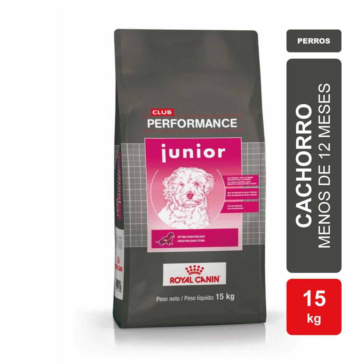 Alimento Royal Canin Club Performance Perro Junior x 15kg