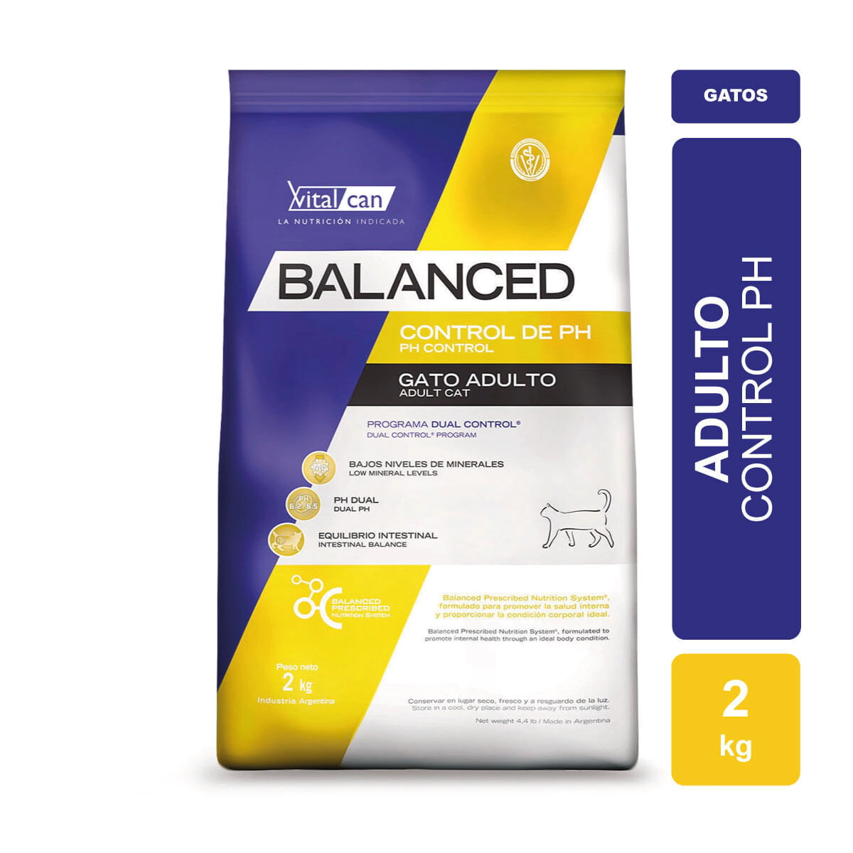 Alimento VitalCan Balanced Gato Control PH - All Ages x 2kg
