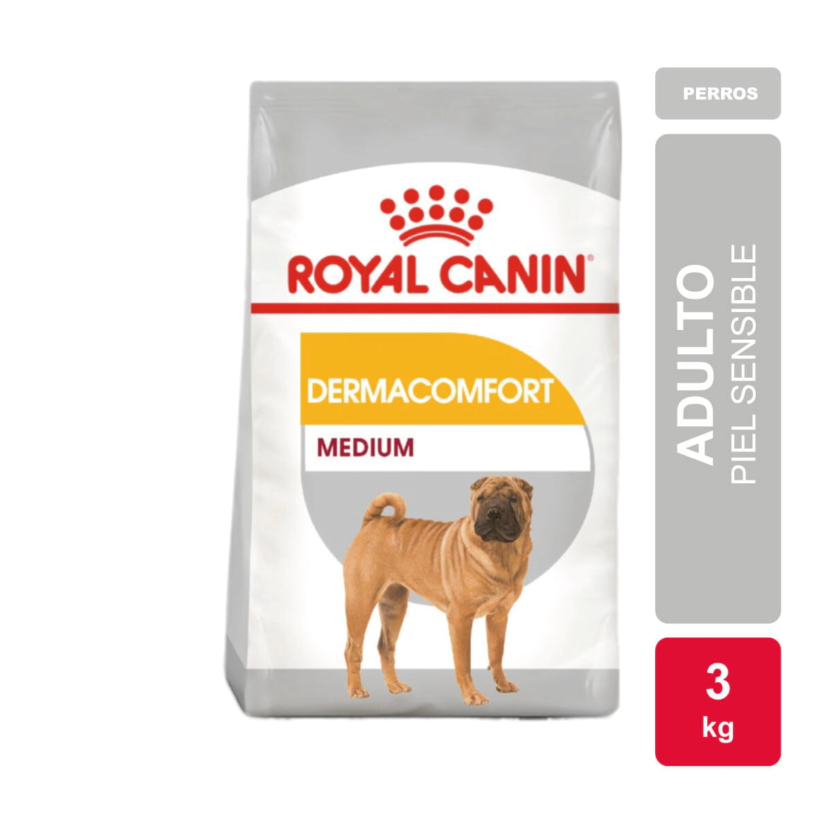 Alimento Royal Canin Perro Medium Dermacomfort x 3kg
