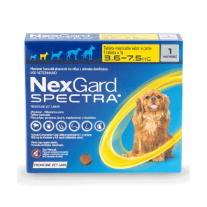Pulguicida Nexgard Spectra Comprimido Perro x 4kg a 8kg -Farmacia-
