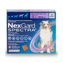 Pulguicida Nexgard Spectra Comprimido Perro x 15kg a 30kg -Farmacia-