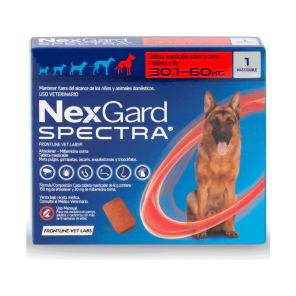 Pulguicida Nexgard Spectra Comprimido Perro x 30kg a 60kg -Farmacia-