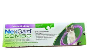 Nexgard Combo Gato 0.8 a 2.5kg Violeta -FARMACIA-      