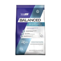 Alimento VitalCan Balanced Gato Senior x 7,5kg + Balanced Souffl� Gato Senior Sabor Pollo Lata x 340gr DE REGALO