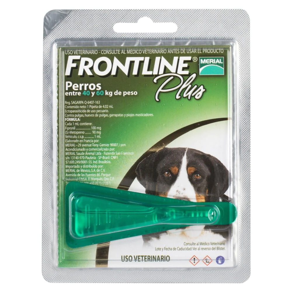 Frontline Plus Pipeta Perro de 40kg a 60kg -Farmacia-
