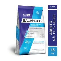 Alimento VitalCan Balanced Gato Adulto x 15kg + Balanced Souffl� Gato Adulto Sabor Pollo Lata x 340gr DE REGALO