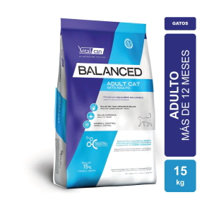 Alimento VitalCan Balanced Gato Adulto x 15kg + Balanced Souffl&eacute; Gato Adulto Sabor Pollo Lata x 340gr DE REGALO