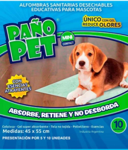 Alfombra Educativa Pa&ntilde;o Pet Mini X 10 Unidades 45 x 55 cm