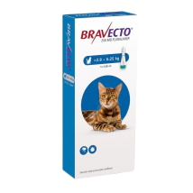 BRAVECTO SPOT ON 3 MESES Gato de 2.8kg a 6.25kg -FARMACIA-