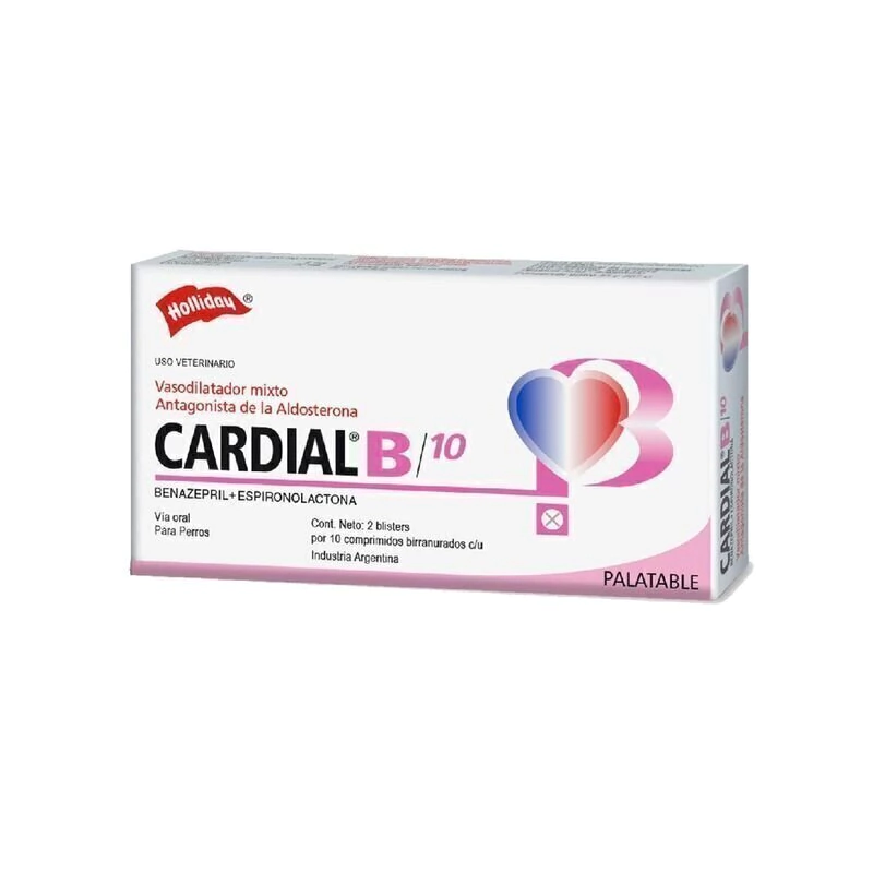 CARDIAL B 10 mg x 20 comprimidos -FARMACIA-