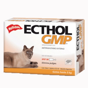 Pipeta Ecthol Gato  Hasta 5 kg -FARMACIA-