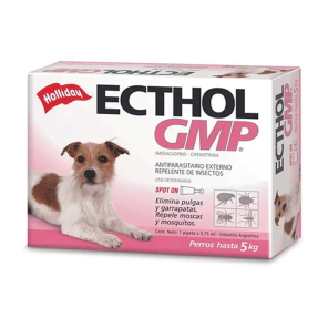 Pipeta Ecthol GMP Perro Hasta 5 kg. -FARMACIA-