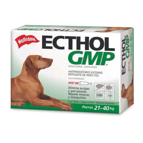 Pipeta Ecthol GMP Perro 21 kg a 40 kg -FARMACIA-