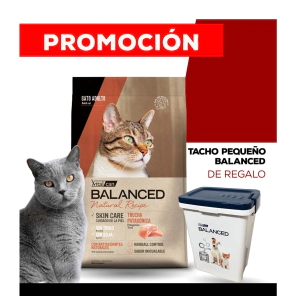 Alimento VitalCan Balanced Natural Recipe Gato Adulto con Trucha Patag�nica x 3 kg + TACHO PEQUE�O BALANCED DE REGALO