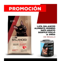 Alimento VitalCan Balanced Natural Recipe Gato Adulto con Carne Argentina x 15 kg + Balanced Souffl� Gato Adulto Sabor Pollo Lata x 340gr DE REGALO
