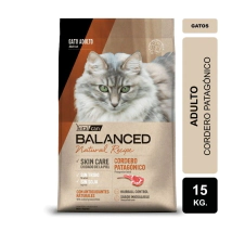 Alimento VitalCan Balanced Natural Recipe Gato Adulto Cordero Patag&oacute;nico x 15kg 