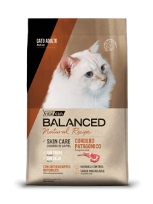 Alimento VitalCan Balanced Natural Recipe Gato Adulto con Cordero Patagonico x 15kg