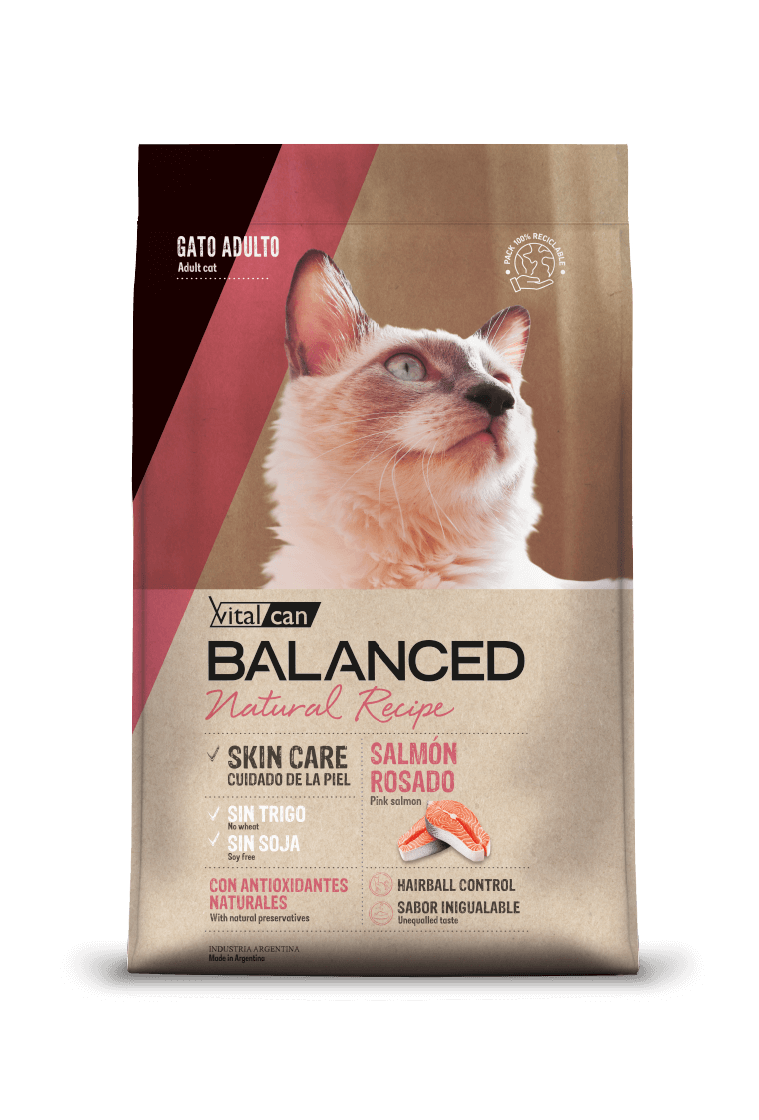 Alimento VitalCan Balanced Natural Recipe Gato Adulto con Salm�n Rosado x 3kg