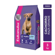 Alimento Eukanuba Perro Puppy Raza Grande x 3kg