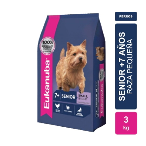 Alimento Eukanuba Perro Senior Raza Peque&ntilde;a x 3kg 