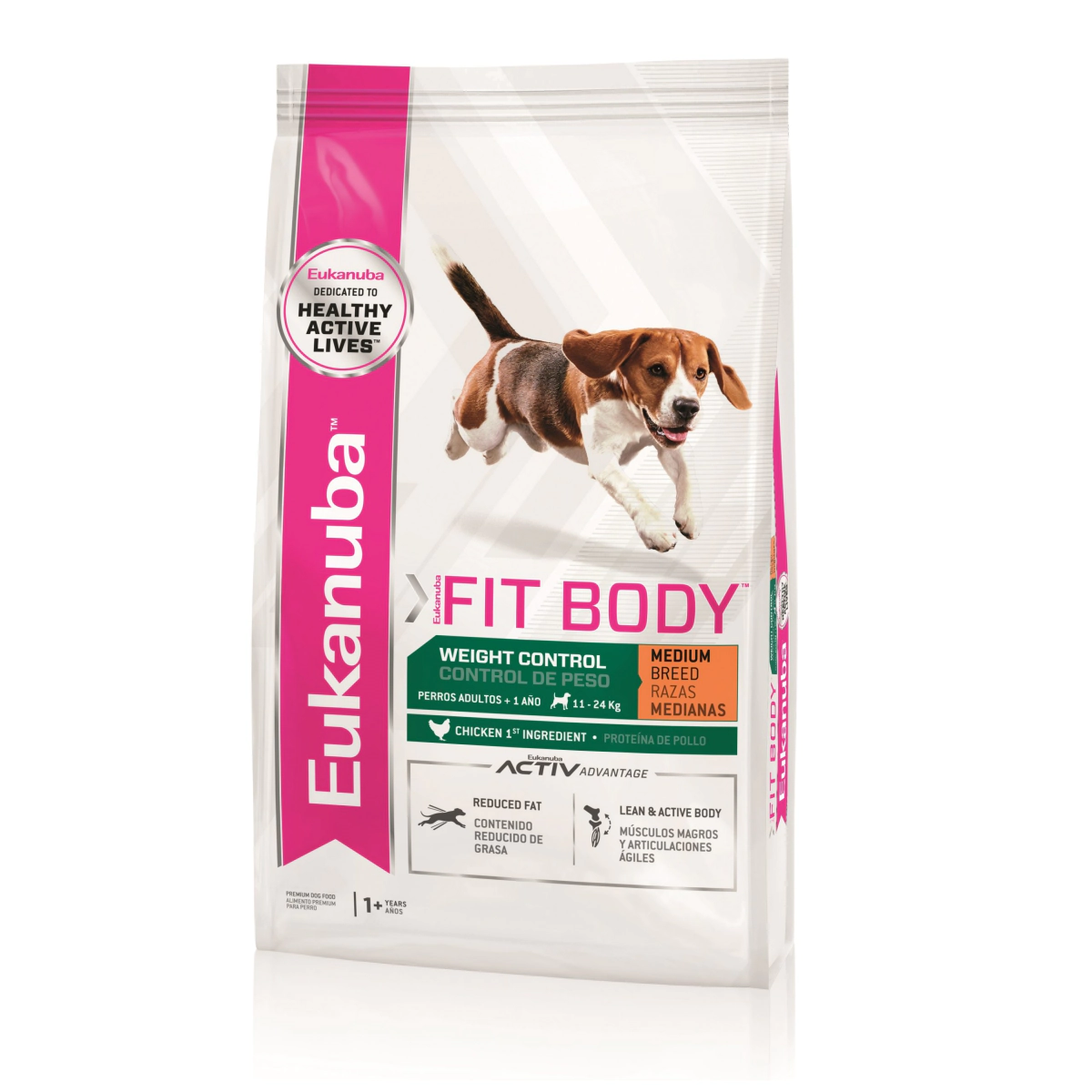 Eukanuba Fit Body Perro Adulto Weight Control Medium x 3kg      