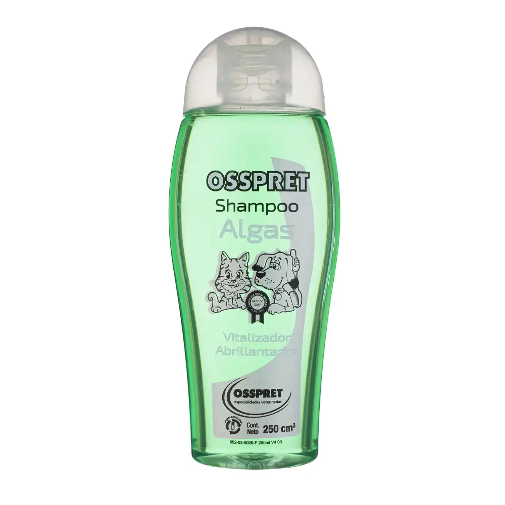 Shampoo Osspret Algas  Perro x 250 ml -FARMACIA-
