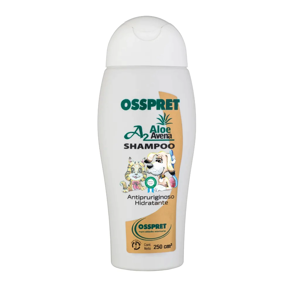 Shampoo Osspret A2 ALOE AVENA x 250ml -FARMACIA-
