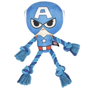 Cuerda Dental Vital Fun Perro Avengers Capit&aacute;n Am&eacute;rica