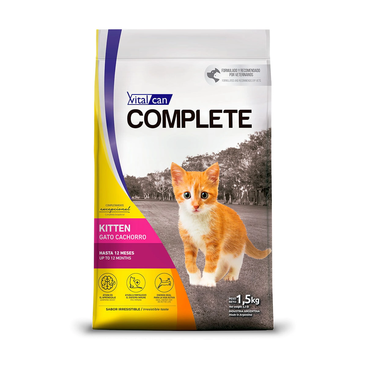 Alimento Vitalcan Complete Gato Kitten 1.5 Kg