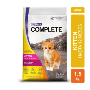 Alimento Vitalcan Complete Gato Cachorro x 1.5 Kg