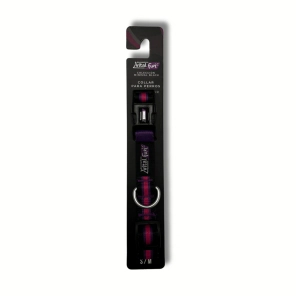 Collar Vital Fun Pets Rock Minimal Black Gato