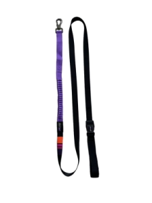 Correa Manos Libres Vital Fun Minimal Black Perro