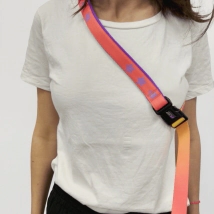 Correa Manos Libres Vital Fun Geo Fluo Perro