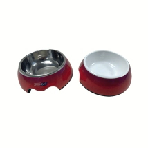 Bowl Comedero Geo Fluo Vital Fun Talle M