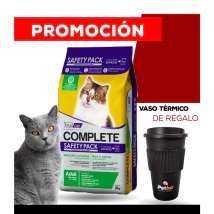 Alimento VitalCan Complete Gato Adulto Safety Pack x 24kg + VASO T�RMICO PETBA DE REGALO