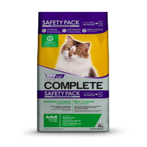 Alimento VitalCan Complete Gato Adulto Safety Pack x 24kg